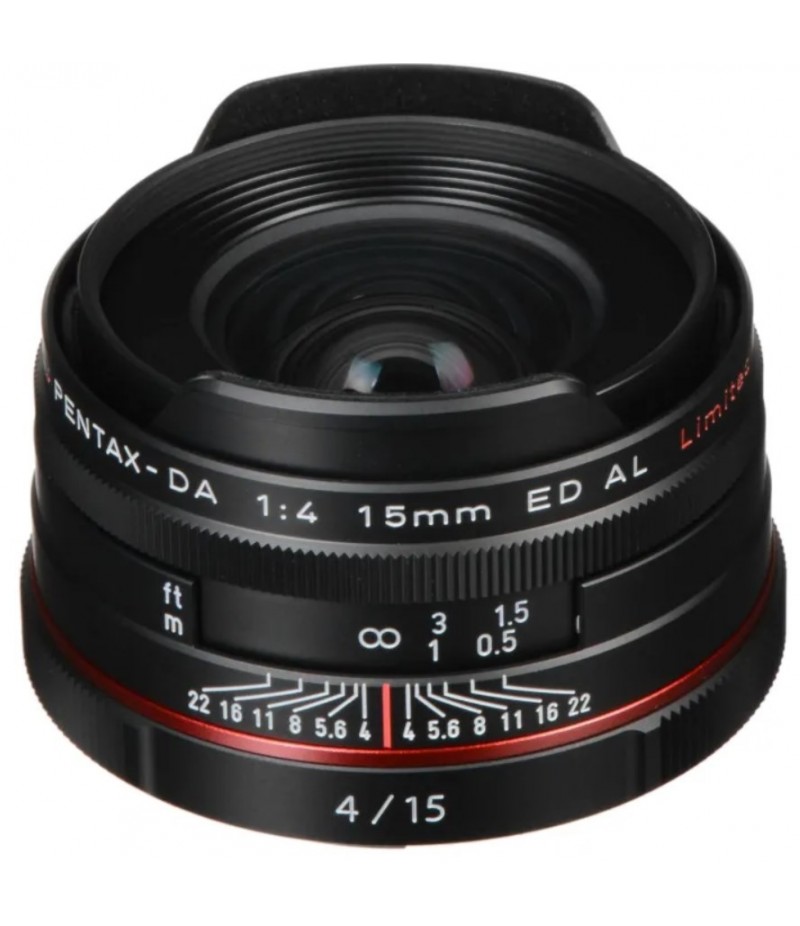 Pentax DA 15mm f/4 Limited ED AL HD Lens Black