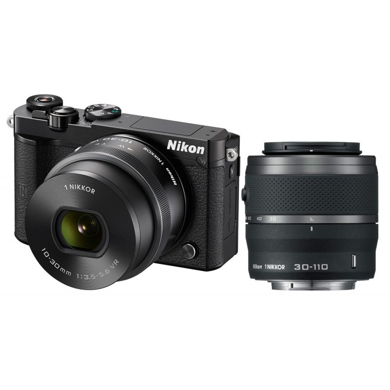 Nikon 1 J5 + 10-30mm VR + 30-110mm VR Black