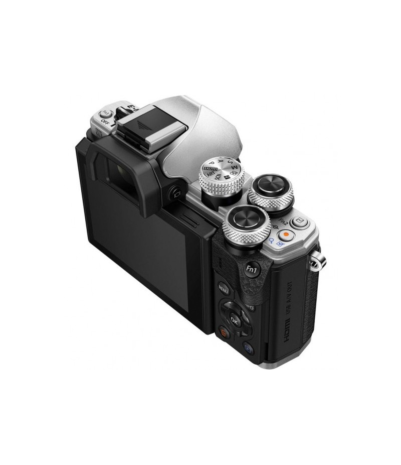 Olympus OM-D E-M10 Mark II Digital Camera Body Silver + 14-42mm EZ