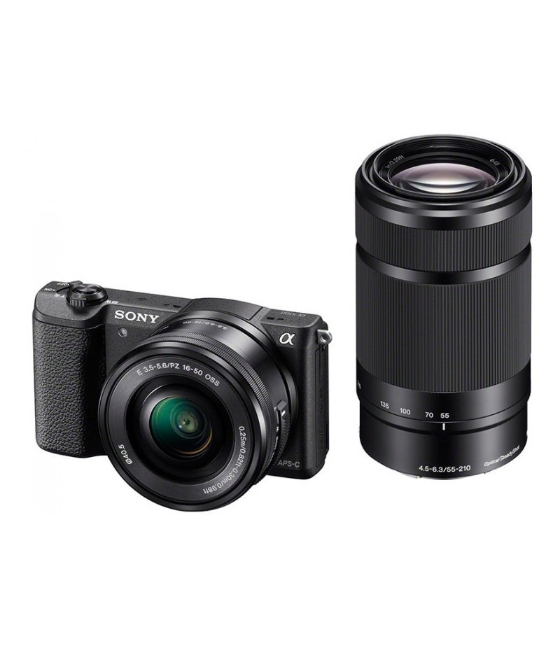 Sony Alpha 5100 + 16-50mm + 55-210mm Black